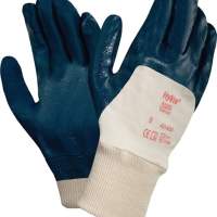 ANSELL gloves Hylite 47-400, size 9 white/blue, 12 pairs