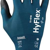 ANSELL gloves HyFlex® 11-616 size 9 green-blue/black Nyl.m.polyurethane 12er