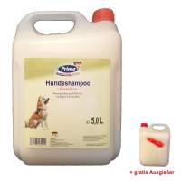 PRIMA Hundeshampoo Aloe Vera 144 x 5 L Kanister = 720 L + gratis Ausgießer